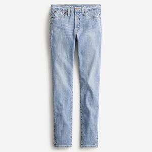 Tall 9'' mid-rise toothpick jean in Marine wash (j. crew)